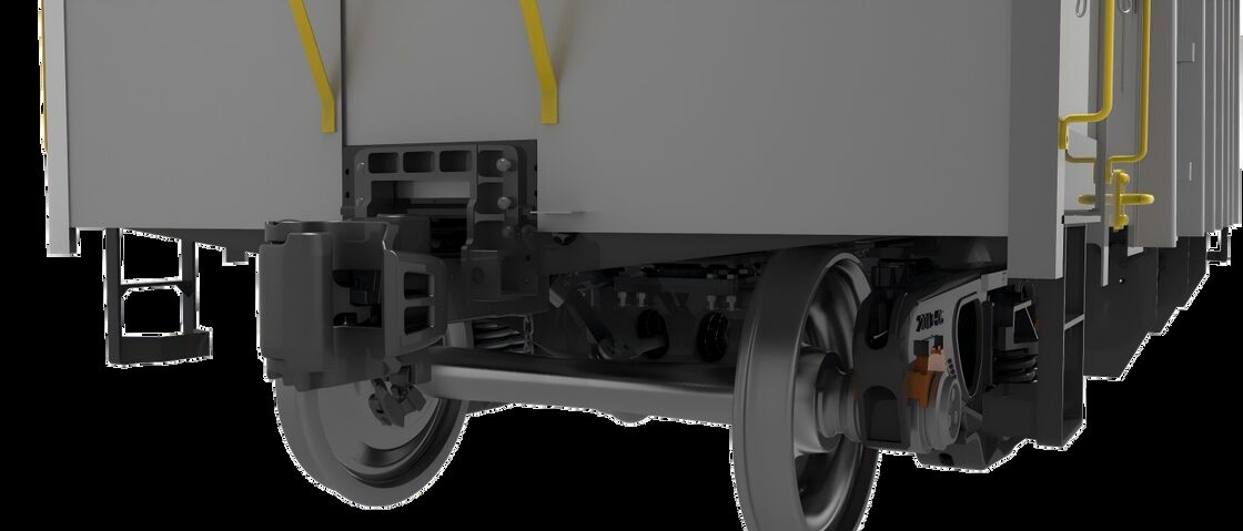 80km/H Ballast Covered Hopper Train Car Wagon For Goods Grain  TB Standard