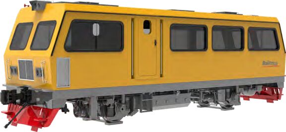 The GC-240 Heavy Rail Vehicle That Meet The Vehicle Limit Of Nigeria's Meter Gauge Railway.
