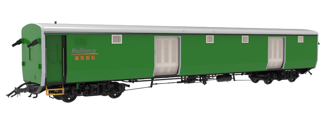 Steel Construction Luggage Van with UIC540 Air Braking for 1000mm Gauge Railway in Bangladesh