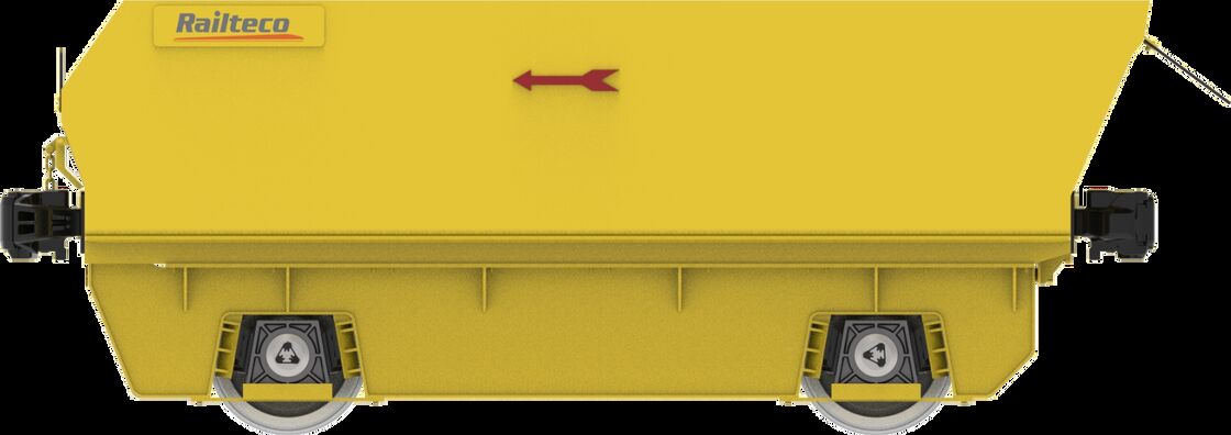 39.6 Tonnes Goods Wagon 14t Underground Ore Transport Railway Goods Van