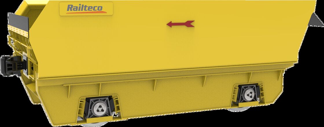 39.6 Tonnes Goods Wagon 14t Underground Ore Transport Railway Goods Van