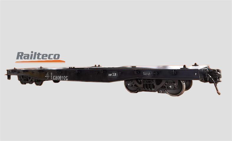 61t Payload Railway Flat Wagon with 3 Meters Width and Coil Spring Suspension for Bulk Rail Cargo