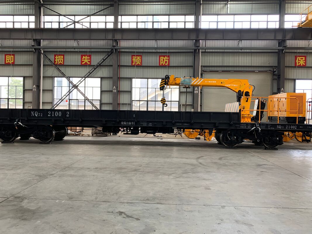 Bogie Type Y25Lsd1-K Flatbed Rail Transport Wagon Offering Fixed Bogie Wheelbase 1727.2mm Engineered for Heavy Cargo Transport
